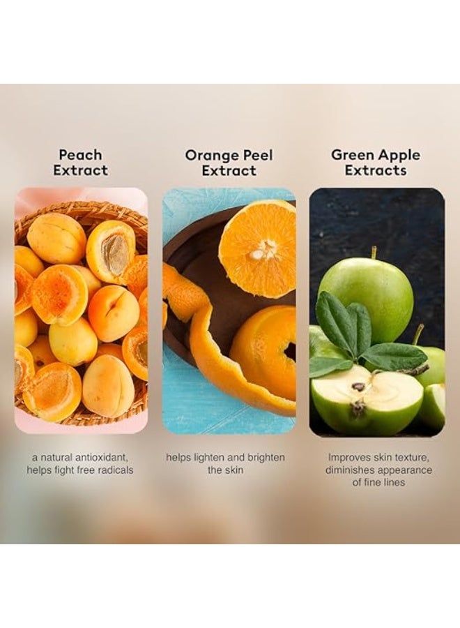 VLCC Salon Series Fruit Facial Kit - ( 6 Facials ) - 300g | At Home Fruit Facial | Tightens Skin, Lightens Dark Spots & Brightens Skin Tone | Papaya, Cucumber, Peach, Orange & Green Apple. - Image 3